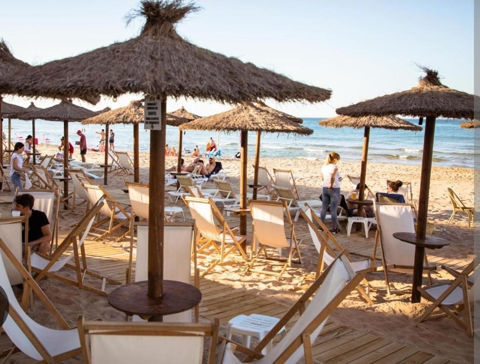 Acogedor Apartamento Con Vistas Al Mar. Bellreguard Rum bild